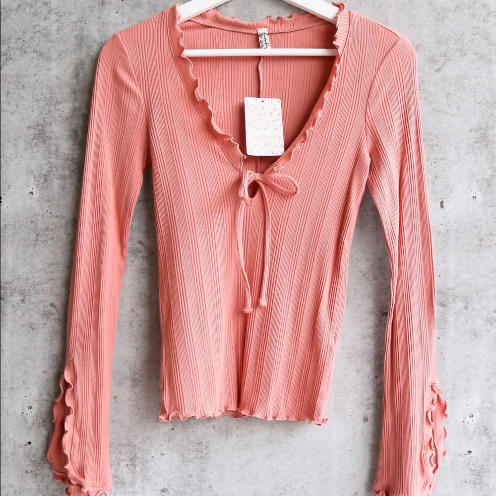 Free people long sleeve shirt